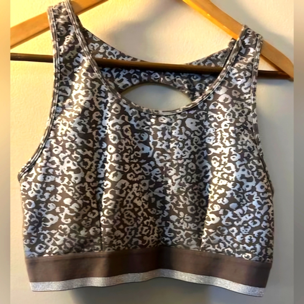 Mono b Leopard-print Sports Bra